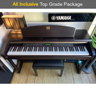Used Yamaha CLP170 Rosewood Digital Piano Complete Package